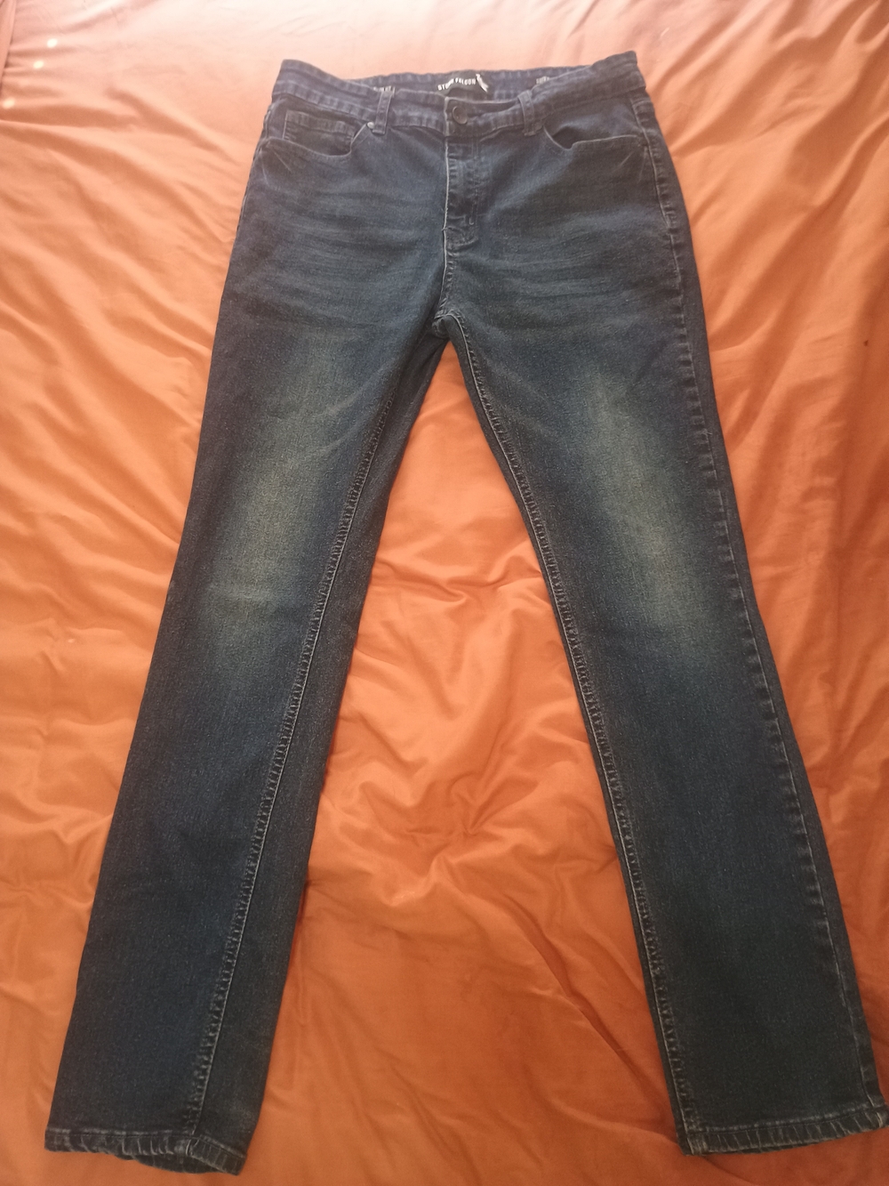 Stone Falcon Dark Blue Stretch Jeans